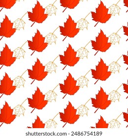 Doodle tropical leaves semless pattern. Abstract tropic leaf isolated on white background. Exotic hawaiian wallpaper. Design for fabric, textile print, wrapping, cover. Vector illustration.
