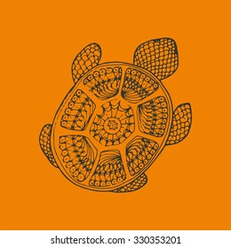 Doodle turtle