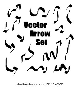 Doodle Vector Arrow Set / Illustration