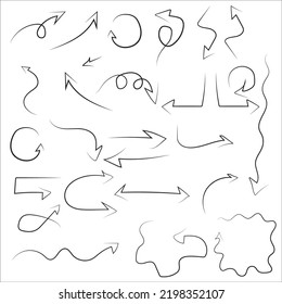 Doodle Vector Arrows Collection sign