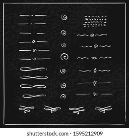 Doodle vector arrows and design elements. Hand drawn set of icons, frames, borders. Elements for infographics.