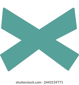 Doodle Vector Art EPS-Datei 3000 * 3000 300dpi. Das Bild zeigt ein rotes "X"-Symbol an, das deutlich vor einem kontrastierenden Hintergrund steht und eine falsche oder falsche Handlung oder ein falsches Konzept anzeigt.