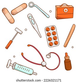 Recogida de instrumentos médicos mediante vectores de garabatos