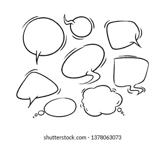 Doodle vector comics