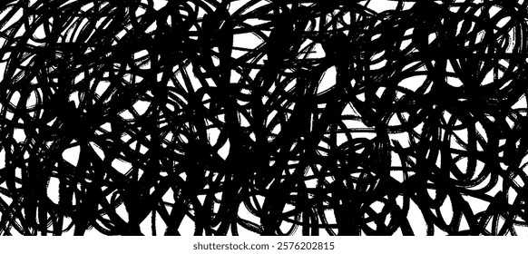 Doodle vector graphic. Hand drawn sketches rough hatching grunge texture. Full screen white noise.