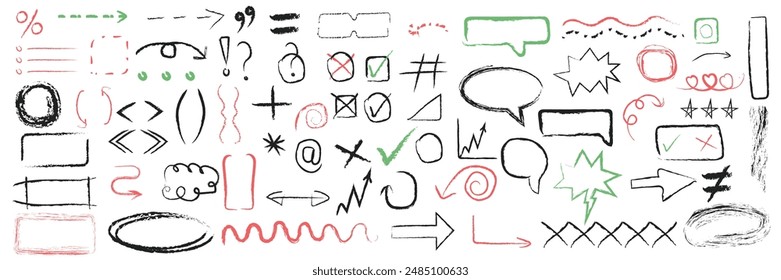 doodle vector hand drawn scribble