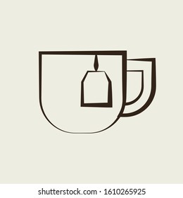 Doodle Vector Icon, Beverage Design Theme
