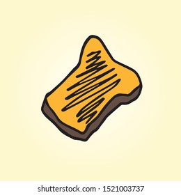 Doodle vector. Icons, background, ornament. Colored elements for logo, label, menu, cafe shop. Flat hand drawn isolated items.