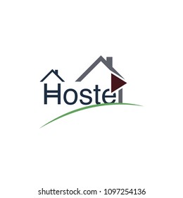 Doodle vector illustration of man with backpack and map in hands who is looking for hostel. Concept of low-cost budget traveling and hostel accommodation for web banners, hero images, printed material