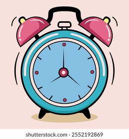 Doodle vector object for alarm clock