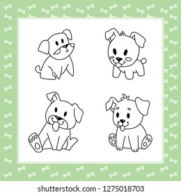 Doodle vector puppy