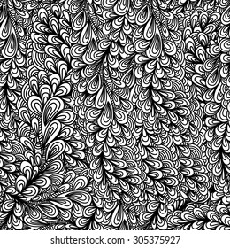 Doodle vector seamless pattern