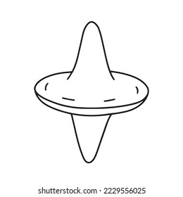 Ilustración superior del vector Doodle