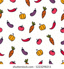 Patrón de verduras de perro. Fondo alimentario