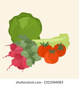 Doodle Vegetable Vegan Vegetarian Healthy Organic Vegan Vegetable Village Harvest Market Food Icon