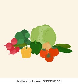 Doodle Vegetable Vegan Vegetarian Healthy Organic Vegan Vegetable Village Harvest Market Food Icon