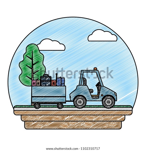 doodle vehicle\
towing luggage transport\
service