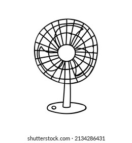 Doodle Beatmungsgerät Symbol in Vektorgrafik einzeln auf Weiß. Handgezeichnetes Beatmungssymbol, Vektorsymbol einzeln auf Weiß