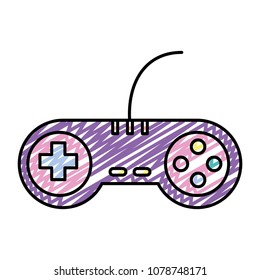 doodle videogame controller with play buttons technology