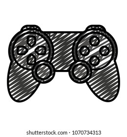 doodle videogame controller play console object