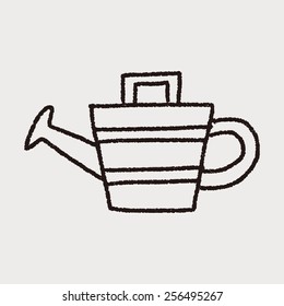doodle watering can