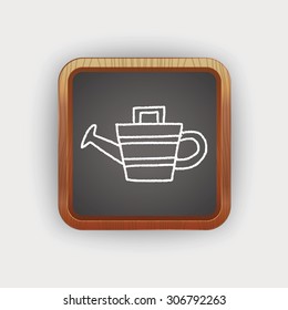 doodle watering can