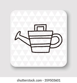 doodle watering can