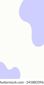 Doodle wave for story background. vector