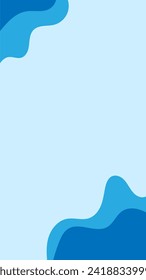 Doodle-Welle auf geschichtlichem Hintergrund. Vektorgrafik