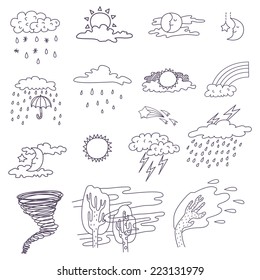 Doodle Weather Icons