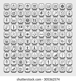 Doodle Web Icons