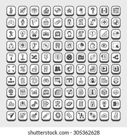 Doodle Web Icons
