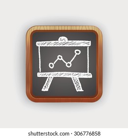 doodle whiteboard chart