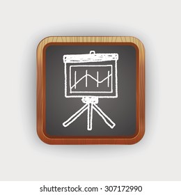 doodle whiteboard chart