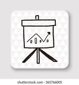 doodle whiteboard chart