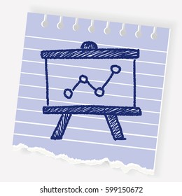 doodle whiteboard chart