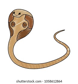 doodle wild king cobra darger animal