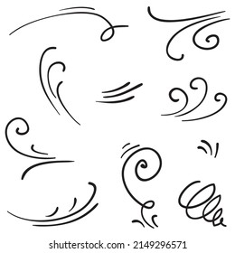 doodle wind illustration vector handrawn style