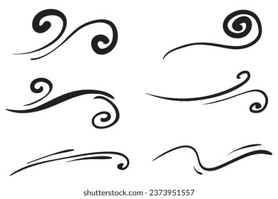 doodle wind illustration vector handrawn style