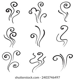 doodle wind illustration vector handrawn style