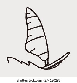 doodle windsurfing