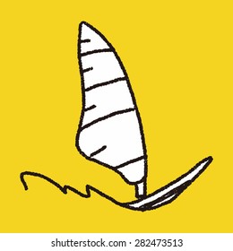 doodle windsurfing