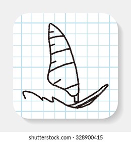 doodle windsurfing