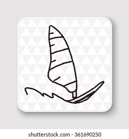 doodle windsurfing