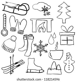 doodle winter pictures