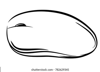 Doodle of Wireless Computer Mouse