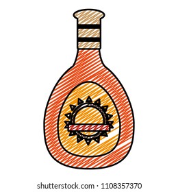 doodle wiskey bottle liquor alcohol beverage