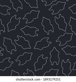 Doodle Women swimsuit seamless pattern. hand drawn drawing of a swimsuit isolated on a white background. Summer clothing for swimming Vector illustration