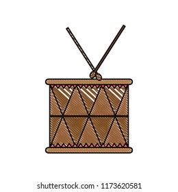 doodle wood drum musical object play