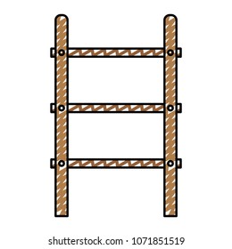 doodle wood ladder climb construction object